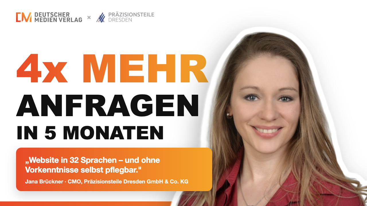 Videovorschau Präzisionsteile Dresden GmbH & Co. KG